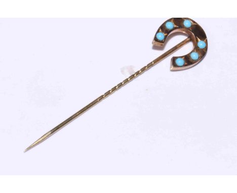 Victorian turquoise stick pin