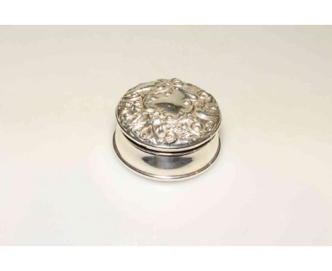 Silver trinket box