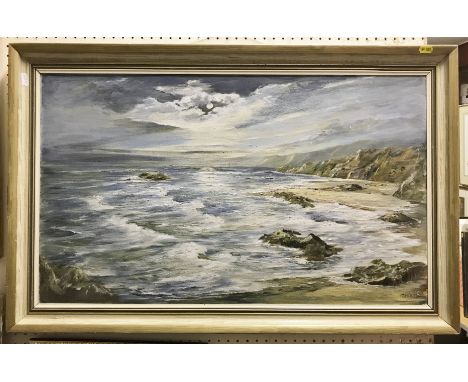THOMAS BUSH HARDY (1842-1897) "Harbour scene" watercolour sketch depicting boat in a harbour together with HEATHER "Coastal s