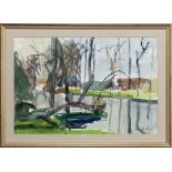 * GEORGE ALEXANDER EUGENE DOUGLAS HAIG, THE EARL HAIG OBE RSA (SCOTTISH 1918 - 2009), DRONNE NEAR LA