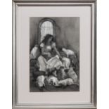 * FIONA C GRAHAM, SPANISH GIRL WITH CATS