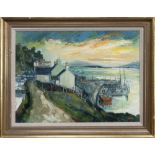 * JAMES WATT RGI (SCOTTISH 1931 - 2022), EVENING SKY, CRINAN