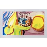 * DAVID COOK (SCOTTISH b. 1957), CANDLE & BIRDCAGE