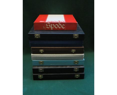 SELECTION OF EIGHT VARIOUS BOXED SPODE CERAMIC COLLECTORS PLATES