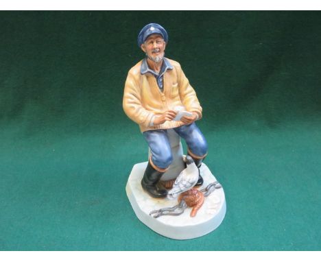 ROYAL DOULTON UNGLAZED CERAMIC FIGURE - THE SEAFARER, HN2455, APPROXIMATELY 23.5cm HIGH 