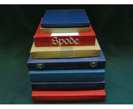 PARCEL OF EIGHT VARIOUS BOXED SPODE CERAMIC COLLECTORS PLATES