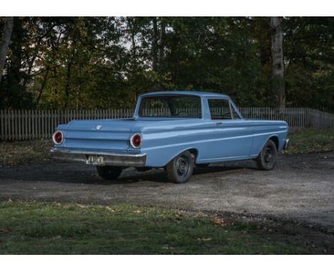 1965 Ford Ranchero Transmission: automaticMileage:A blue Ranchero originally featured in the 1964 Goldfinger film where Odd J