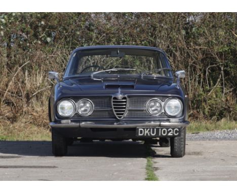 1965 Alfa Romeo 2600 Sprint Coupé Transmission: manualMileage:68562Introduced in 1962, Alfa Romeo's 106 Series 2600 range was