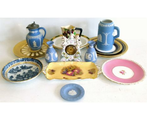 A collection of Aynsley including Orchard Gold, Foley Jug, Wedgwood Jasper and other ceramicsCondition reports are not availa