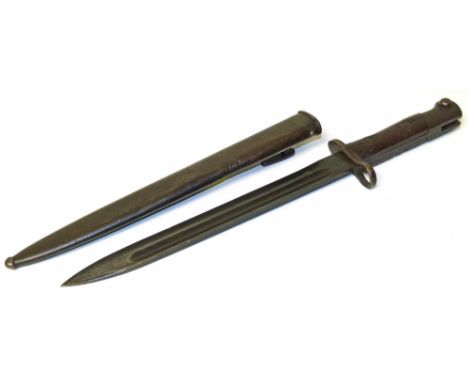 Siamese Mauser bayonet with scabbardCondition reports are not available for the Interiors Sale.