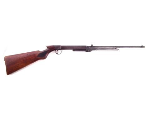 BSA Light pattern .177 air rifle, serial number L15382, chequered stock stamped 14 1/4, barrel length 42cm, overall length 10