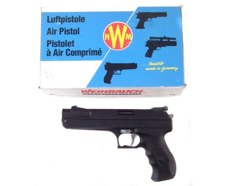Weihrauch HW 40 PCA .177 air pistol, serial number 505865, with box and hang tag, 23cm long No licence required to buy this i