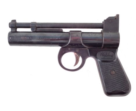 Webley Junior .177 air pistol, serial number 425 , 18cm long No licence required to buy this item, purchaser must be over the