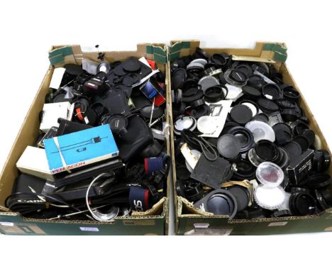 Camera Lens Caps a quantity of assorted examples (in two boxes)