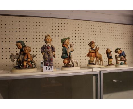 Collection of Hummel figures inc. Retreat to Safety, Friends etc (6) 