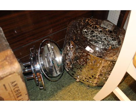Collection of Chrome light fittings 