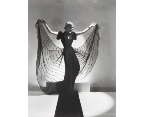 HORST P. HORST (GERMAN-AMERICAN 1906-1999)Helen Bennett (Spider Dress), N.Y., 1939 platinum-palladium print image: 24.5 x 19.