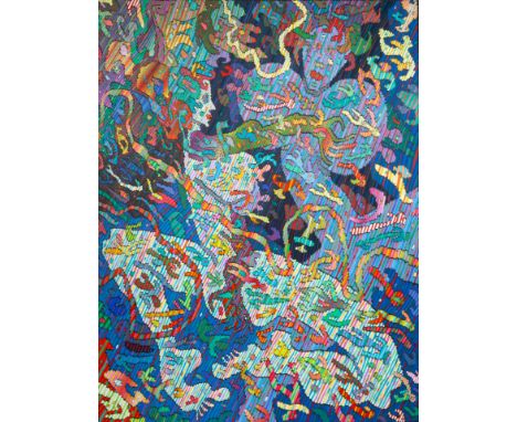 JAN DOBKOWSKI (POLISH B. 1942)Lesbos, 1997-1998 acrylic on canvas 145.5 x 114 cm (57 1/4 x 44 7/8 in.) signed and dated lower