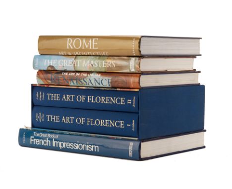 A GROUP OF EUROPEAN ART &amp; ARCHITECTURE BOOKS
Consisting of six titles:
The Greatest Masters - Giotto, Botticelli, Leonard