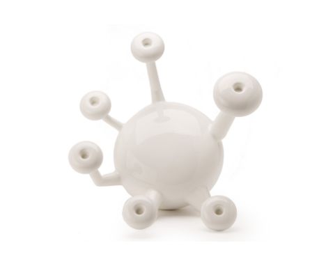 A BOSA 'ATOMO' CERAMIC CANDLE HOLDER
From a well known Luxury Lifestyle Emporium
With a white painted glossy finish and six c