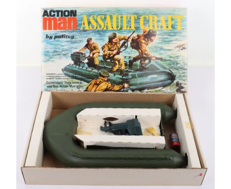 Vintage Palitoy Action Man Boxed Assault Craft, Cat no 34132,complete with inner packing, in mint boxed original condition, o