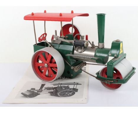 A Wilesco (German) D375 Old Smokey Steam Roller, unboxed in very good used condition with burner, assembly instructions. appr