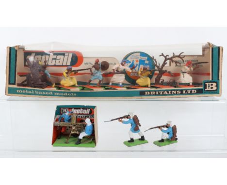 Britains Deetail Set No 7794 Arabs, six foot figures with two accessories, figures are in excellent condition, box is good, a