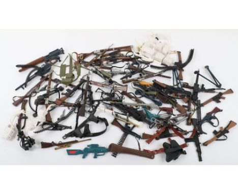 Quantity of  Vintage Action Man Guns and Webbing, in good to fair original condition (A.Lot)