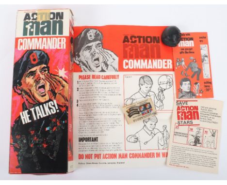 Vintage Palitoy Action Man Talking Commander Empty Box, Cat no 34009, in excellent original condition, some edge/age wear, so