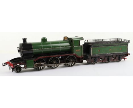 Bing gauge 1 live steam 2-6-0 GNR K1 Mogul locomotive and tender, engine No.1630 finished in green lined livery, with twin ou