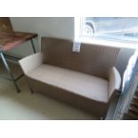 Wicker love seat