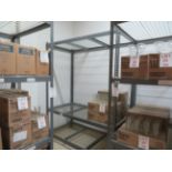 LOT including industrial shelving approx. 72"w x 37"d x 96"h (qty 1)