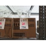 LOT including ice cream sundae glasses (qty 72)