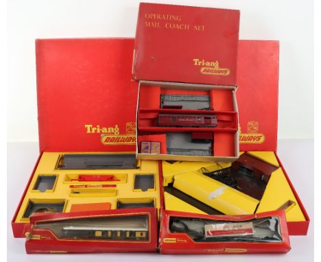 A Quantity of Triang 00/H0 Railway used items, including boxed R.855 “The Flying Scotsman” R.161 operating hopper car,R.45 Tu