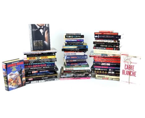 James Bond - Large collection of approx 80 mainly hardback books including The Most Famous Car In The World signed by Dave Wo