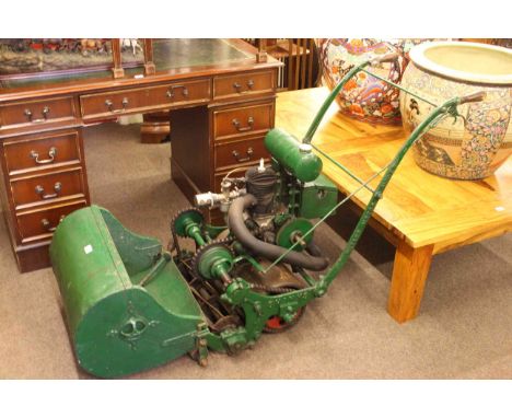 Shanks Wizard Motor mower circa 1928, with Villiers engine