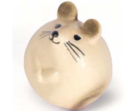 Lisa Larson for Gustavsberg, a ceramic "Merry Mouse", designed 1983, marks marks to base, height 6.5cmGood condition, no chip