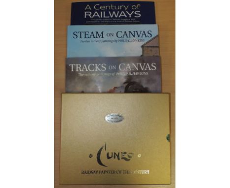NARISA CHAKRA - 'TERENCE CUNEO RAILWAY PAINTER OF THE CENTURY', New Cavendish Books 1990, Signed Limited Edition 203/850, Ric