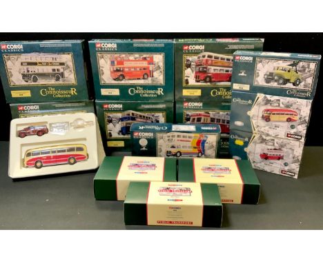 Corgi The Connoisseur Collection &amp; Premium Edition including 34802 "leyland Leopard/Weymann" Sheffield Corporation Transp