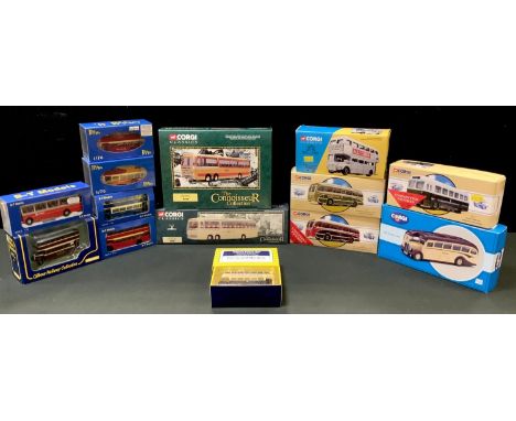 Corgi The Connoisseur Collection 35301 Yelloways Bedford Val Set; 35305 Bedford Val Wallace Arnold Tours; Corgi Classics AEC 