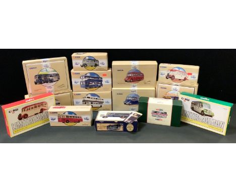 A Corgi Premium 33301 "Bristol LL6B/Duple Coach" Southern National, 1 of 2,000; a Corgi Limited Edition Collectibles 33804 Gu
