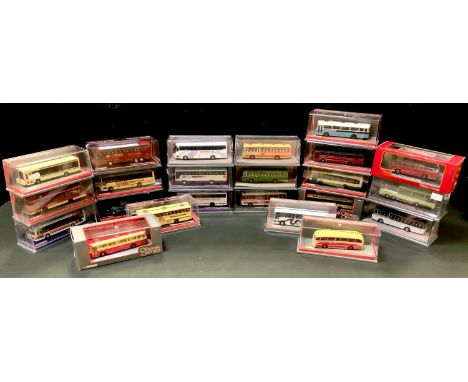 Corgi "The Original Omnibus Company" a group of coaches &amp; single decker buses including 42402 Leyland Leopard/Panorama I 