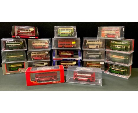 Corgi The Original Omnibus Company - a group of various double decker buses including 43905 Daimler CW Utility Bus London Tra