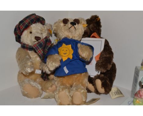 A set of four Steiff Season bears, Spring, Summer, Autumn and Winter.( Scrumpy, Sunny, Dylan, Hamish), limited edition