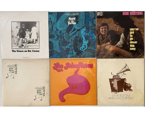 FOLK (ACID/UNDERGROUND) LP RARITIES. Cool selection of 6 x scarce LPs. Titles are Bob Bunting - You've Got To Go Down This Wa