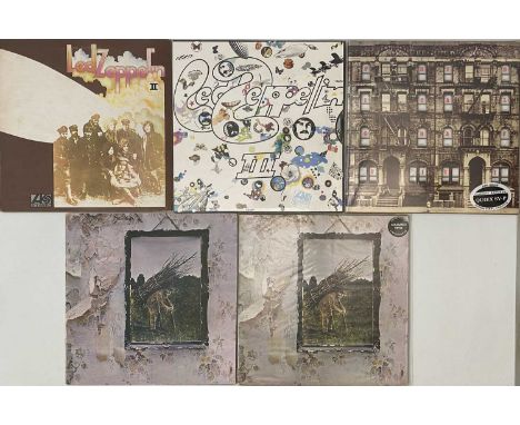 LED ZEPPELIN - LP PACK (INC REISSUE RARITIES). A fine selection of 5 LPs by Led Zeppelin, including a modern reissue rarity. 