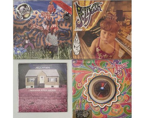 JELLYFISH - LP/ 10" RARITIES PACK. A quality pack of 4 LPs/ 10" by American alt group Jellyfish. Titles include Spilt Milk (C