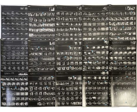 23 black and white contact sheet prints (each 12 x 9.5") with images of Eric Clapton and band mostly on stage.Provenance: fro