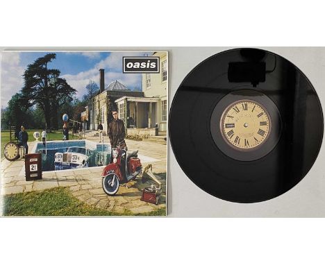 OASIS - BE HERE NOW LP (UK ORIGINAL - 'MIKES-THE EXCHANGE' - CRE LP 219). A beautiful original UK LP pressing of Oasis' third