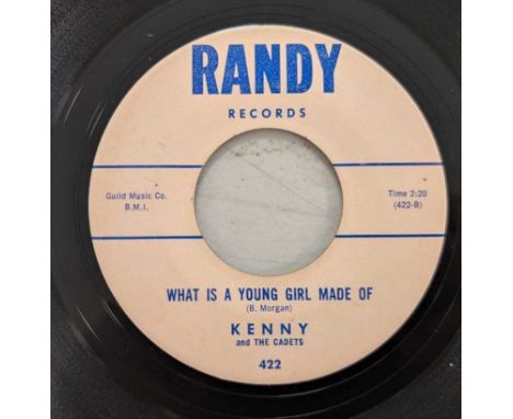 KENNY AND THE CADETS - BARBIE/ WHAT IS A YOUNG GIRL MADE OF 7" (BEACH BOYS RELATED). A, incredibly rare original US 7" pressi